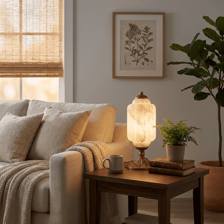 Windsor Alabaster Table Lamp - Vakkerlight