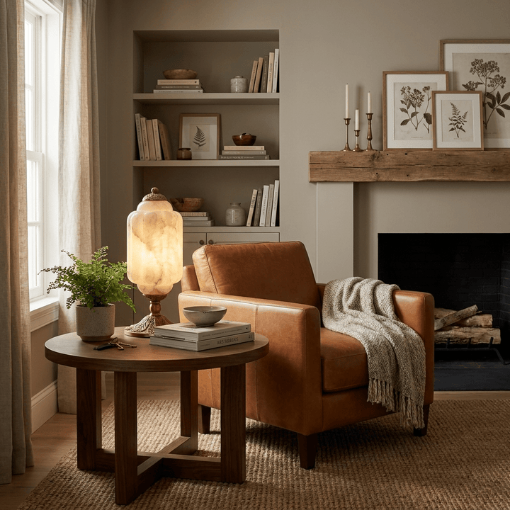 Windsor Alabaster Table Lamp - Vakkerlight