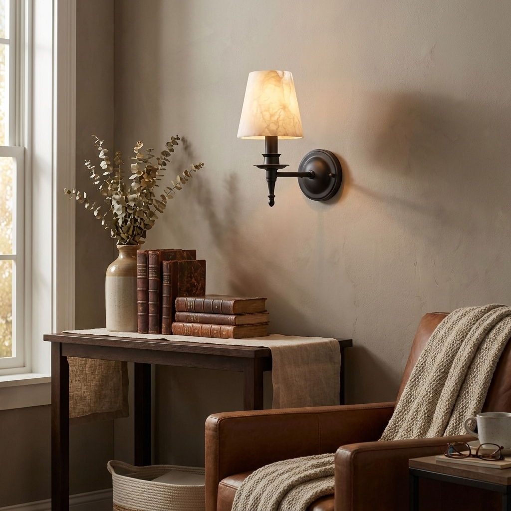 Windsor Alabaster Wall Sconce