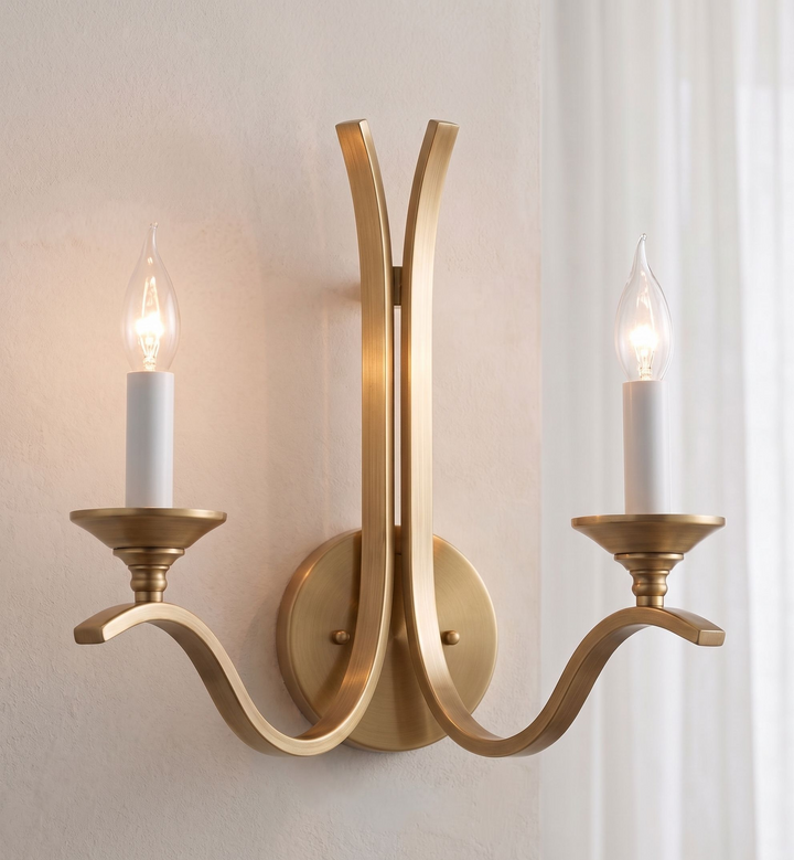 Winslow Wave Arm Wall Sconce