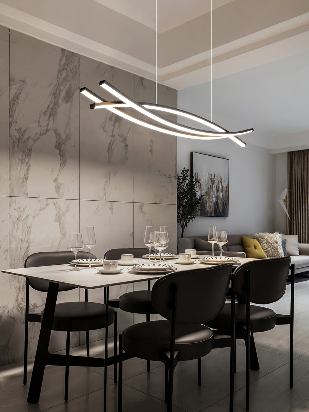 Wishbone LED Chandelier - Vakkerlight