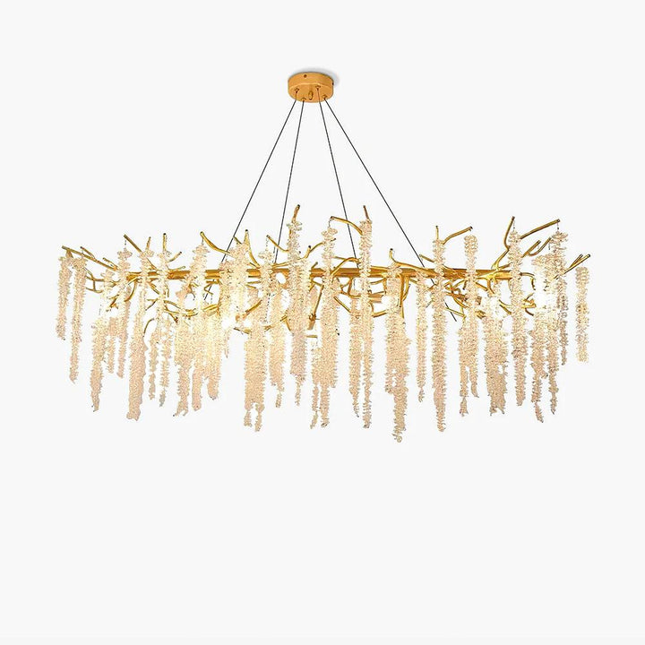 Wisteria Flower Crystal Chandelier - Vakkerlight