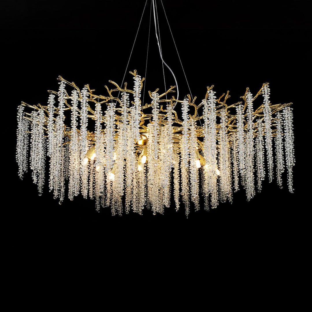 Wisteria Flower Crystal Chandelier - Vakkerlight