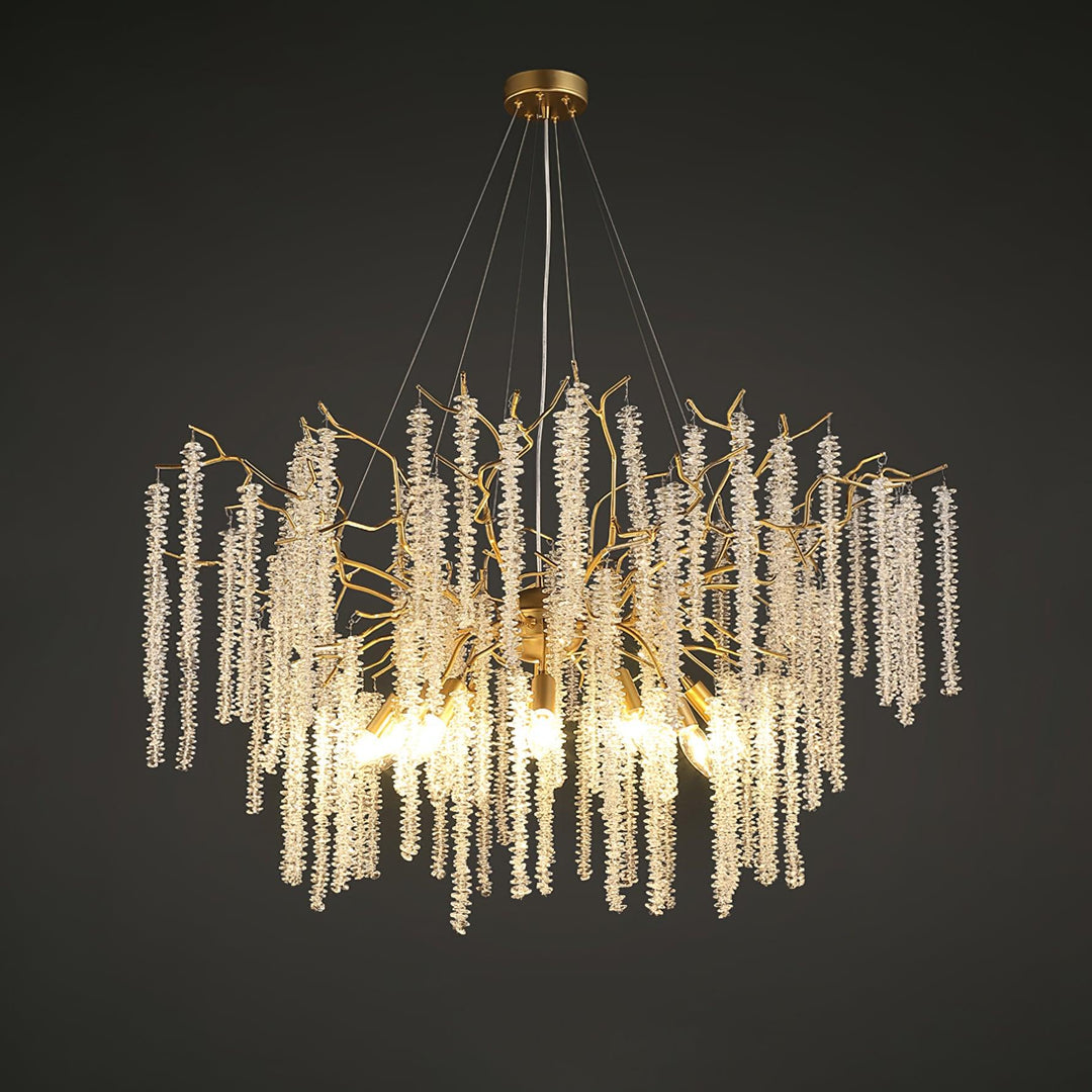 Wisteria Flower Crystal Chandelier - Vakkerlight