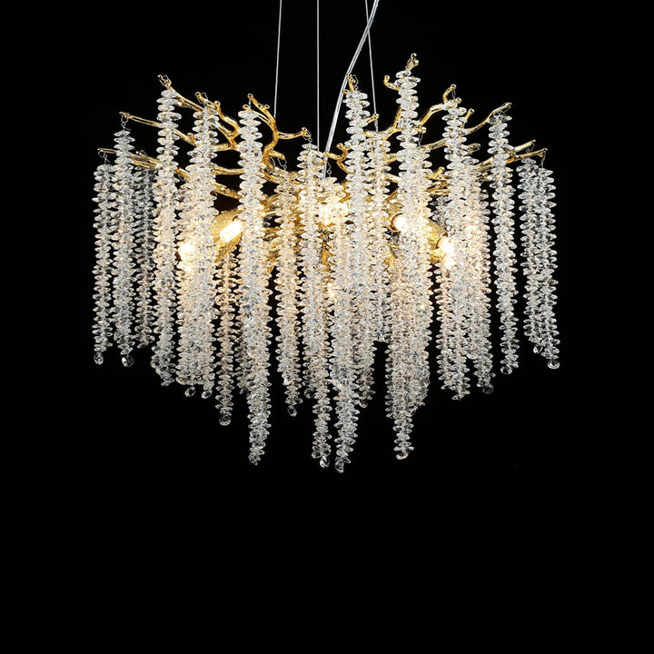 Wisteria Flower Crystal Chandelier - Vakkerlight