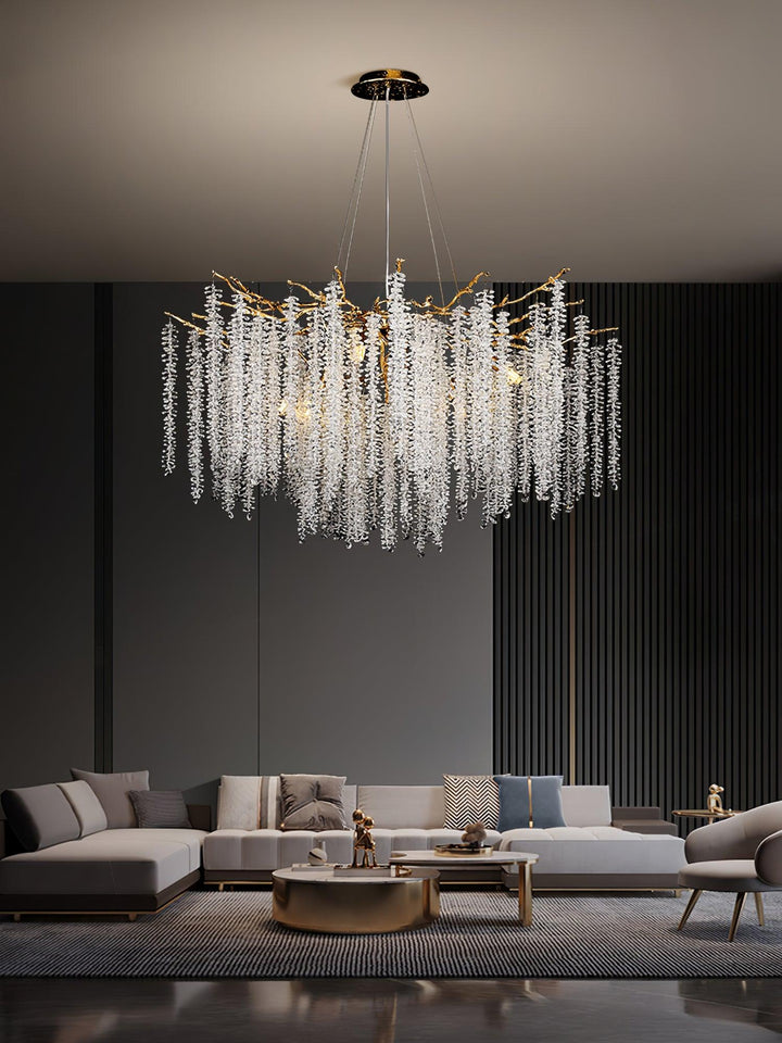 Wisteria Flower Crystal Chandelier - Vakkerlight