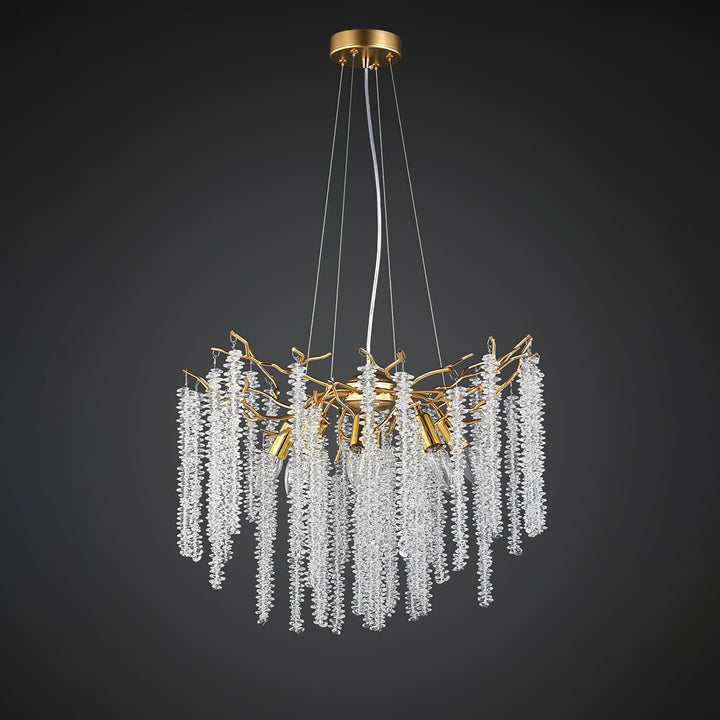 Wisteria Flower Crystal Chandelier - Vakkerlight