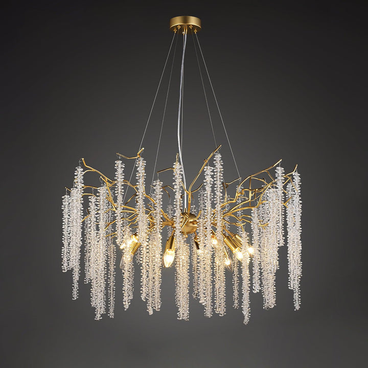 Wisteria Flower Crystal Chandelier - Vakkerlight