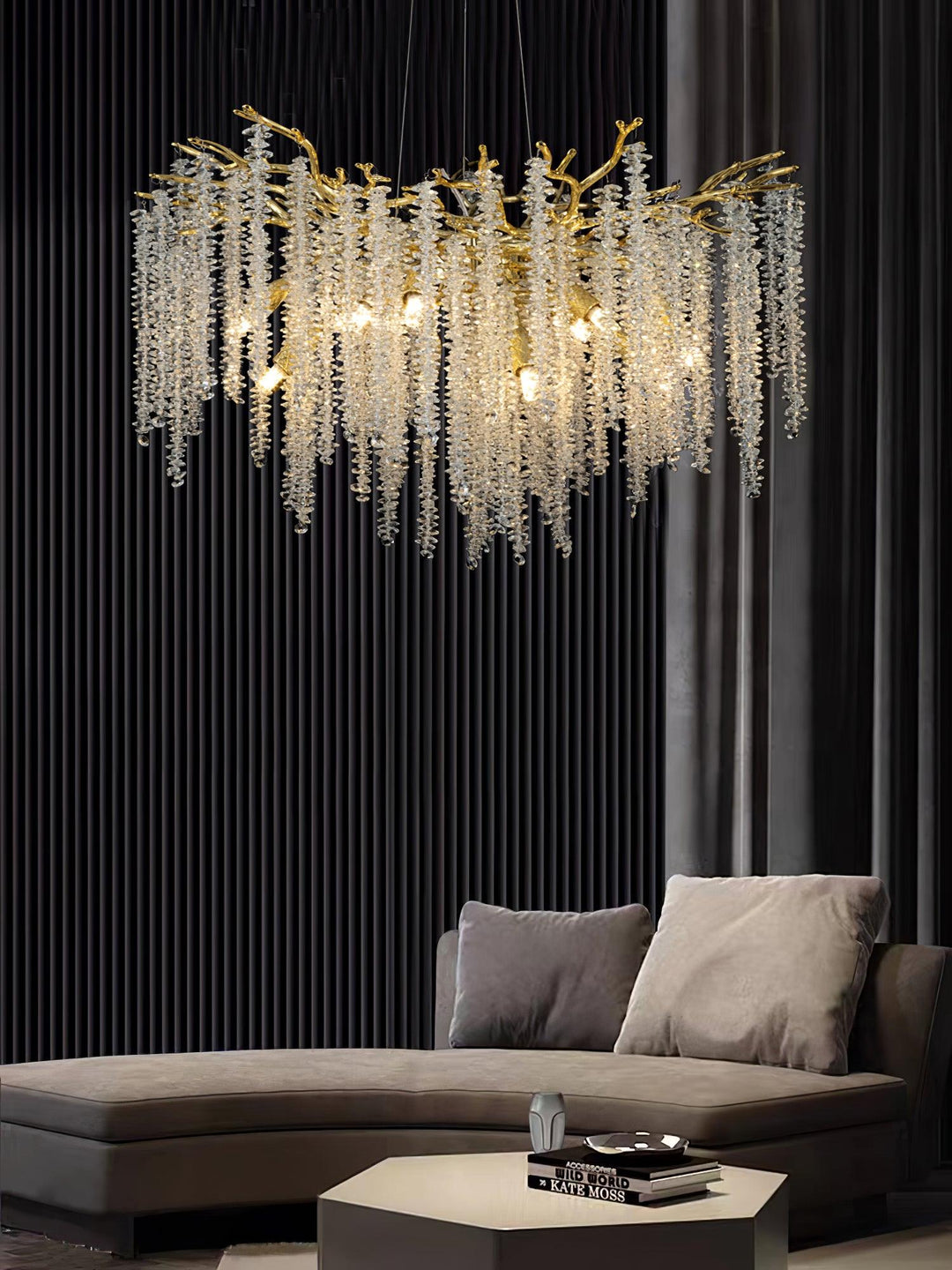 Wisteria Flower Crystal Chandelier - Vakkerlight