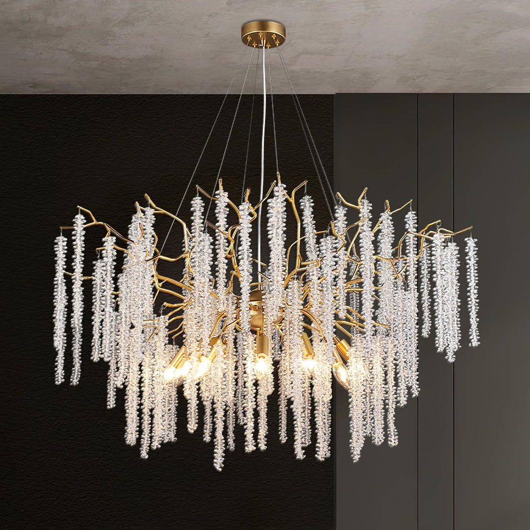 Wisteria Flower Crystal Chandelier - Vakkerlight