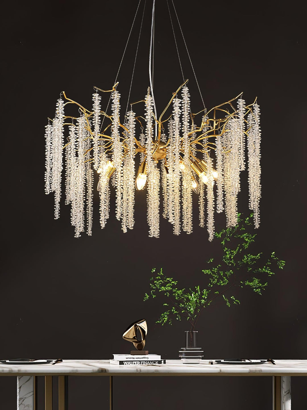 Wisteria Flower Crystal Chandelier - Vakkerlight