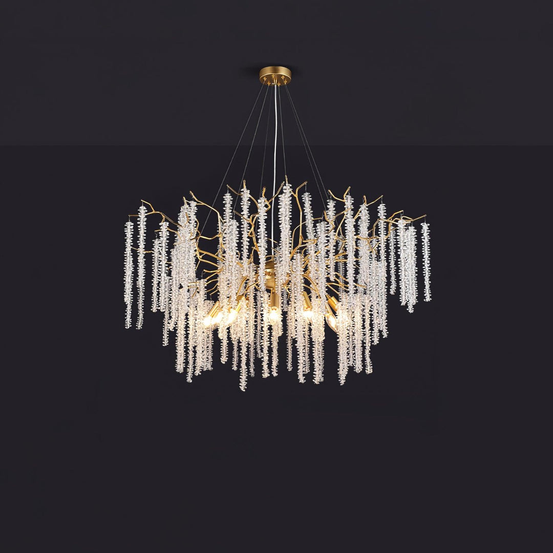 Wisteria Flower Crystal Chandelier - Vakkerlight