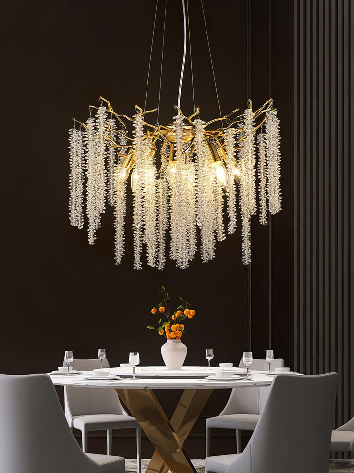 Wisteria Flower Crystal Chandelier - Vakkerlight