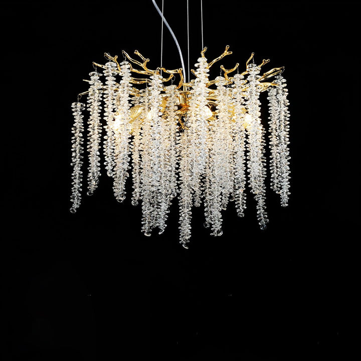 Wisteria Flower Crystal Chandelier - Vakkerlight