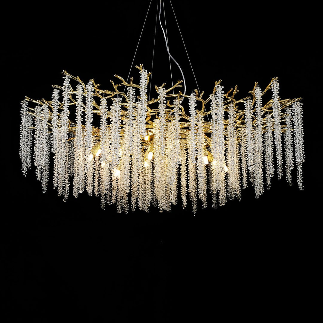 Wisteria Flower Crystal Chandelier - Vakkerlight