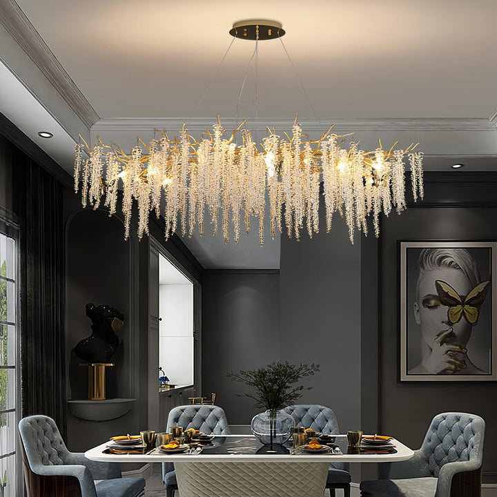 Wisteria Flower Crystal Chandelier - Vakkerlight