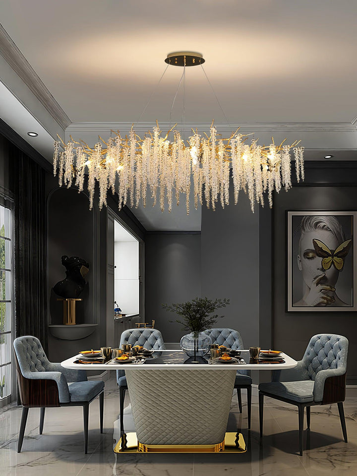 Wisteria Flower Crystal Chandelier - Vakkerlight