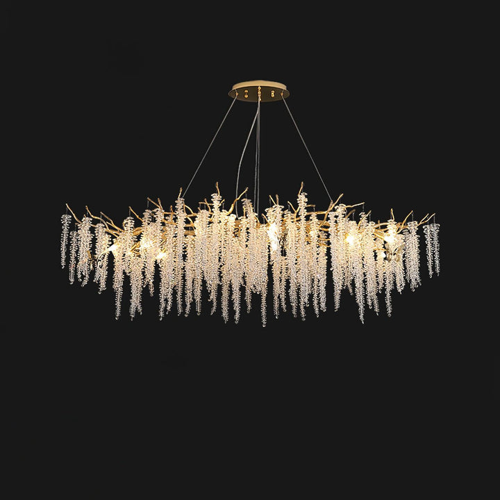 Wisteria Flower Crystal Chandelier - Vakkerlight