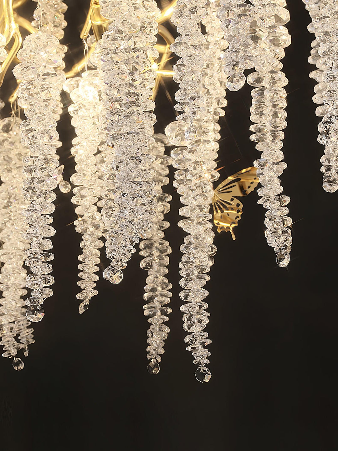 Wisteria Flower Crystal Chandelier - Vakkerlight