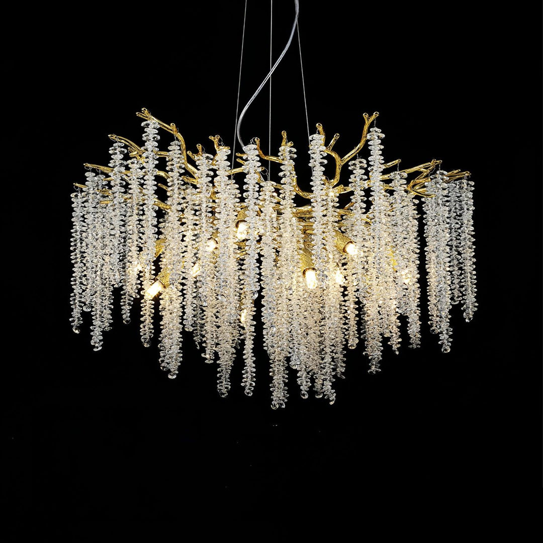 Wisteria Flower Crystal Chandelier - Vakkerlight