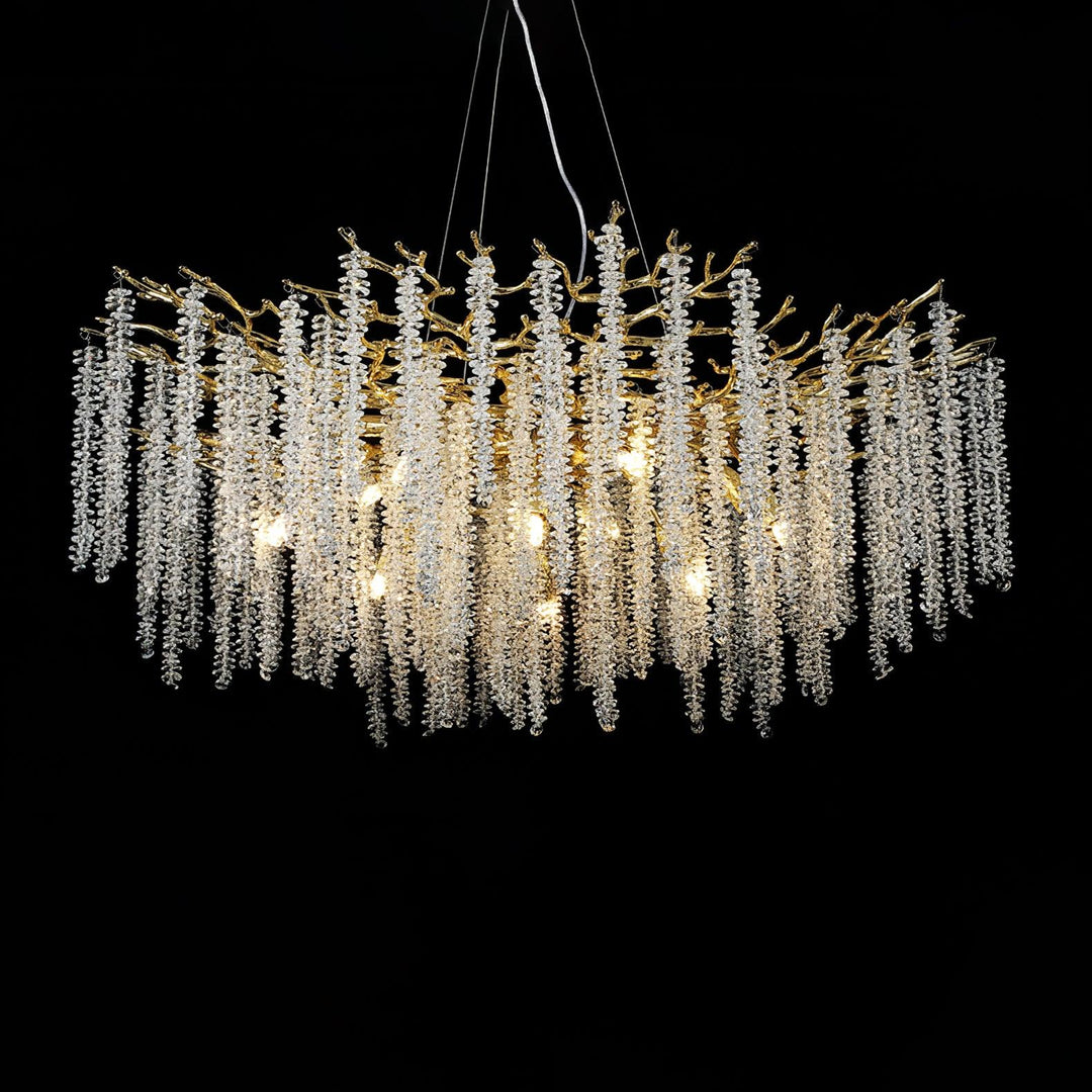 Wisteria Flower Crystal Chandelier - Vakkerlight