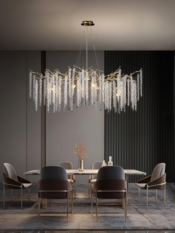 Wisteria Flower Crystal Chandelier - Vakkerlight