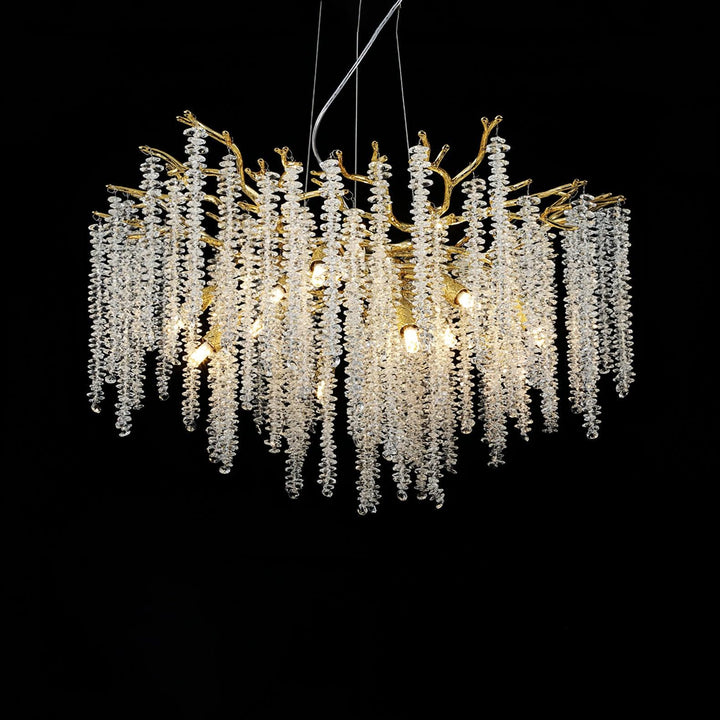 Wisteria Flower Crystal Chandelier - Vakkerlight