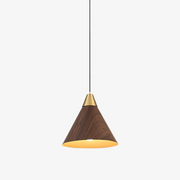 Hanglamp met houtnerf