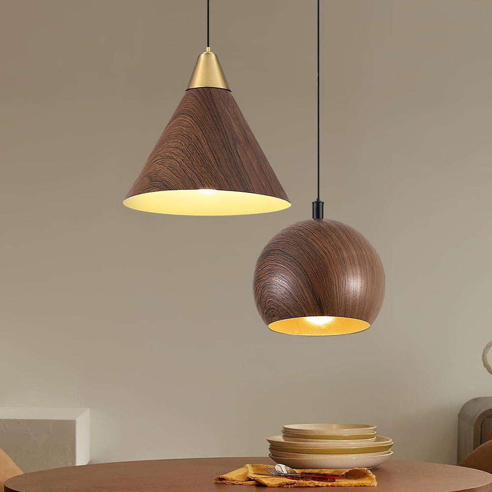 Wood Grain Pendant Lamp - Vakkerlight