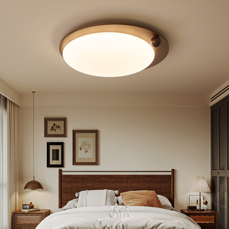 Wood Accent Ceiling Light