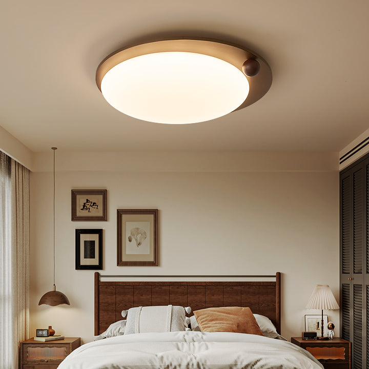 Wood Accent Ceiling Light
