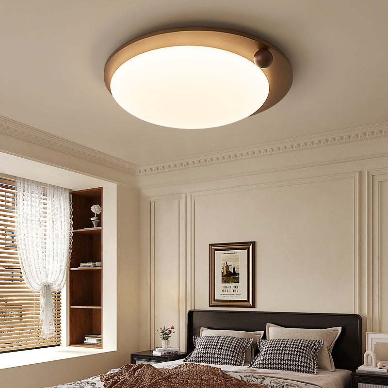 Wood Accent Ceiling Light