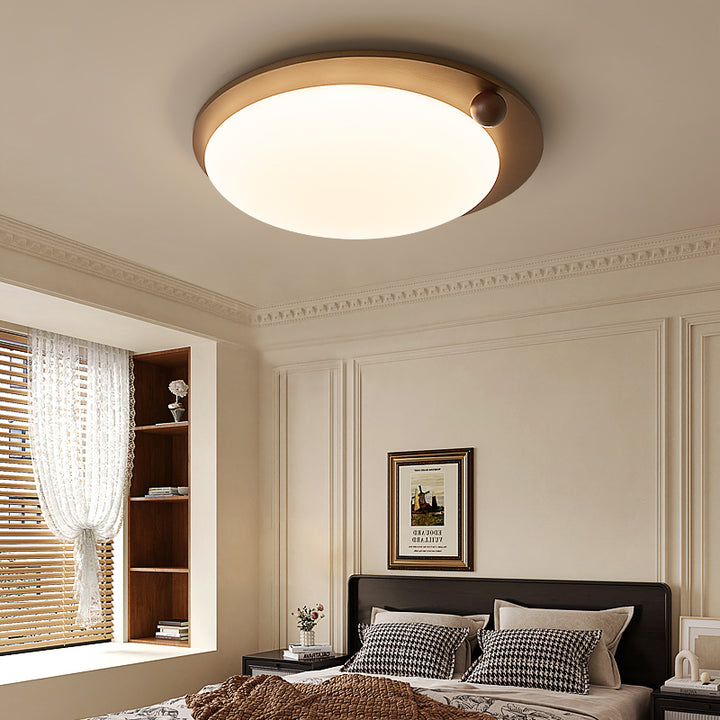 Wood Accent Ceiling Light