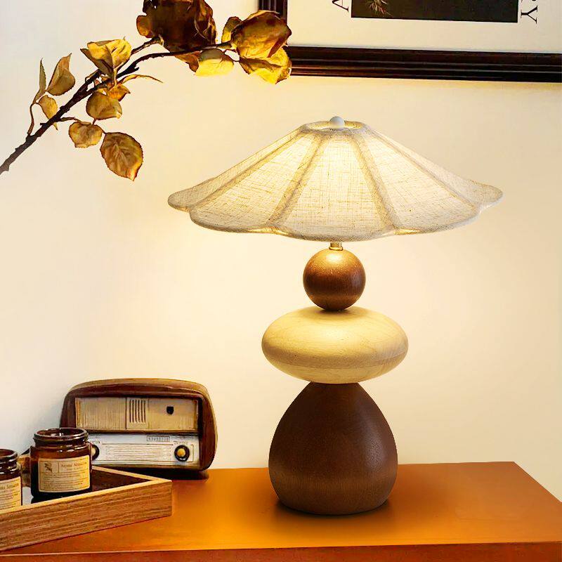 Wood Pebble Table Lamp - Vakkerlight