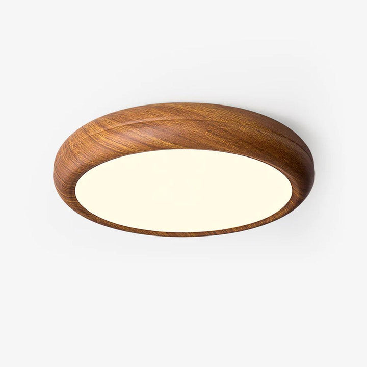 Wood Grain Round Ceiling Lamp - Vakkerlight