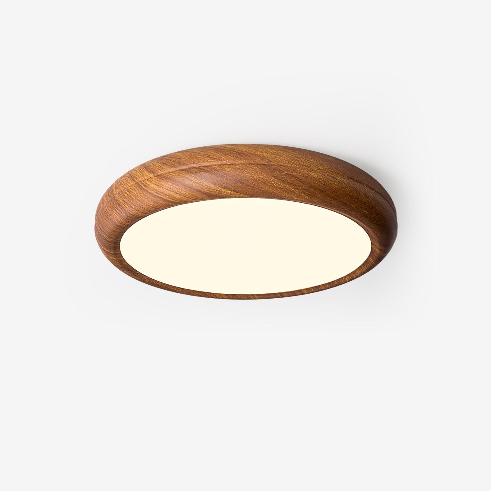 Wood Grain Round Ceiling Lamp – Vakkerlight