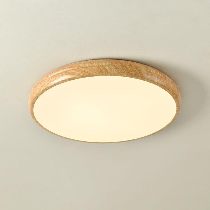 Wood Grain Round Ceiling Lamp - Vakkerlight