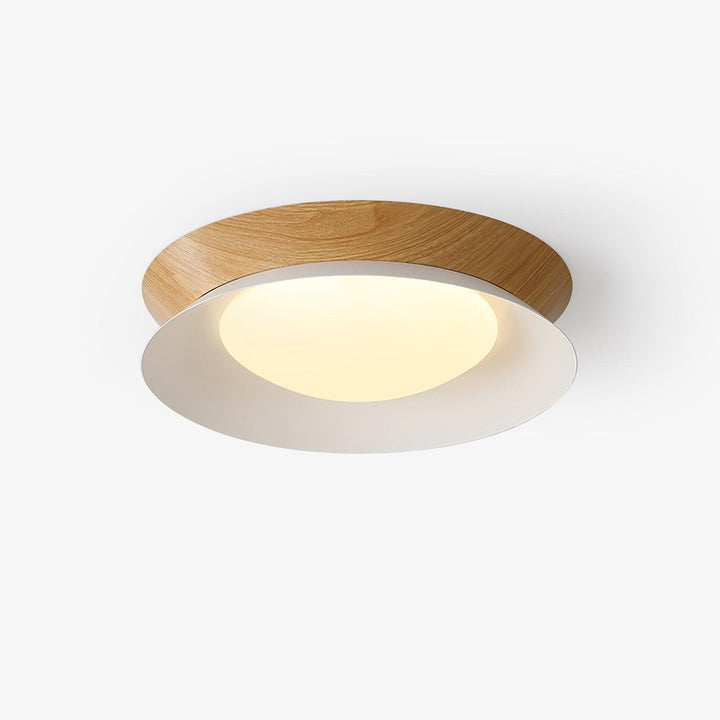 Wood Grain Round Ceiling Light - Vakkerlight