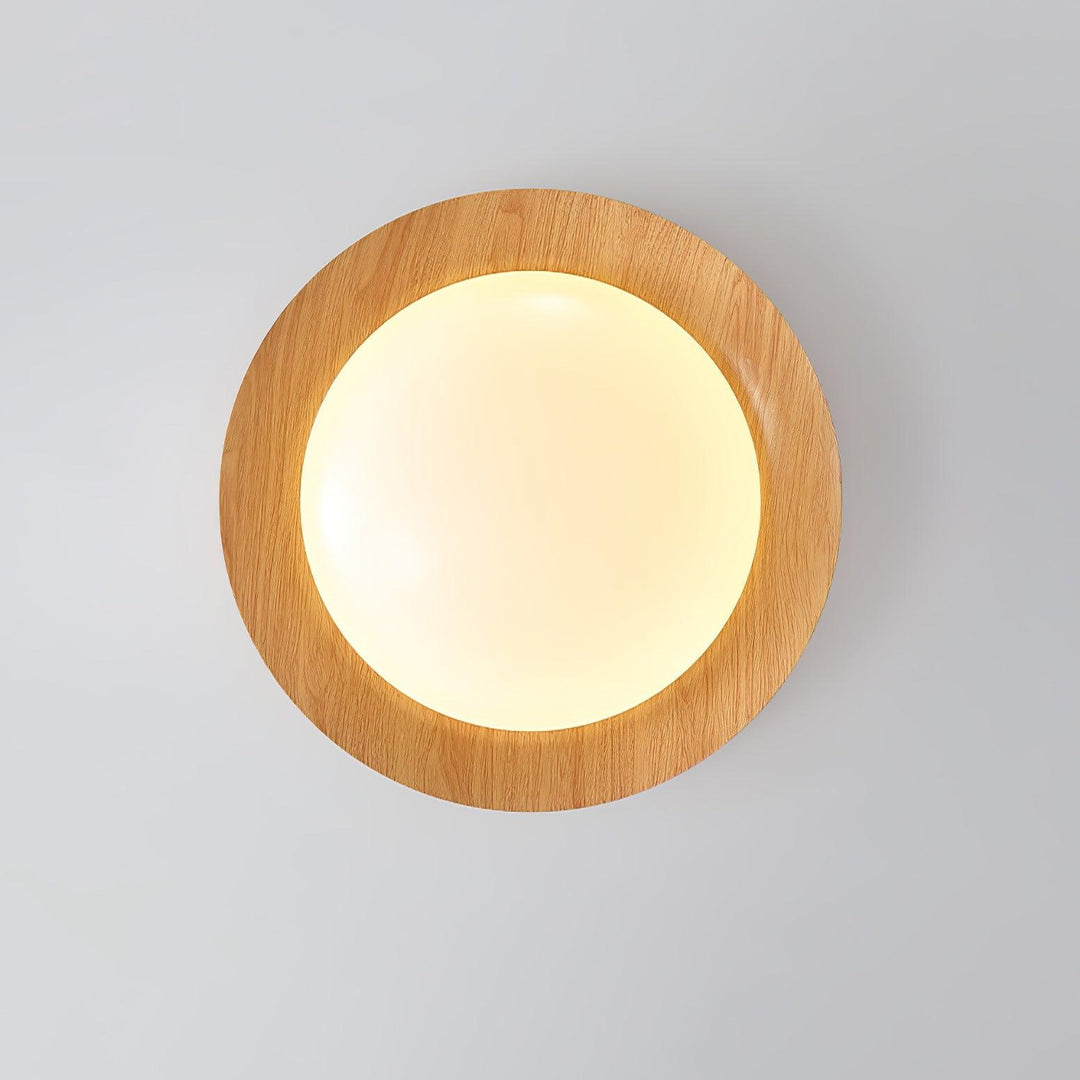 Wood Grain Round Ceiling Light - Vakkerlight