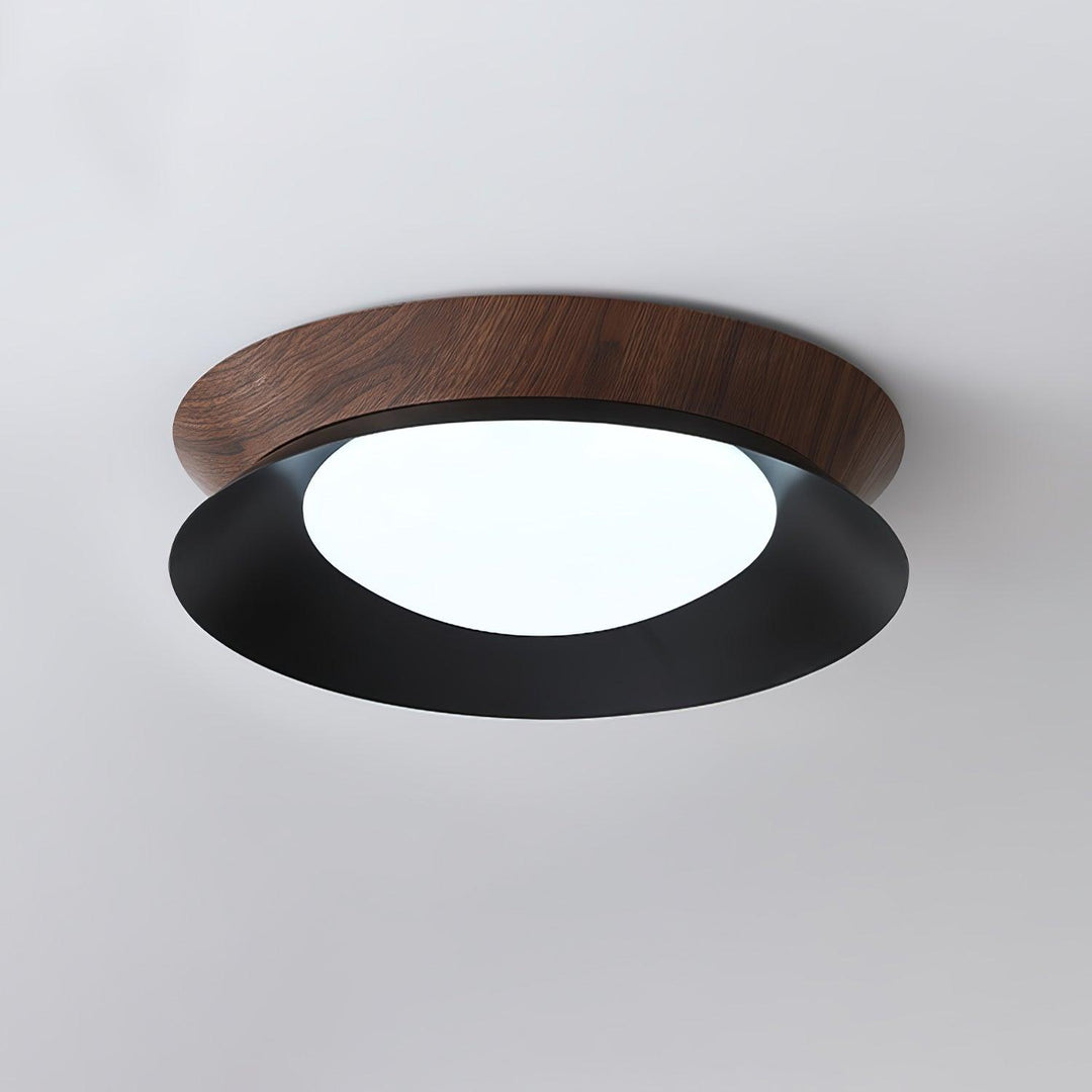 Wood Grain Round Ceiling Light - Vakkerlight