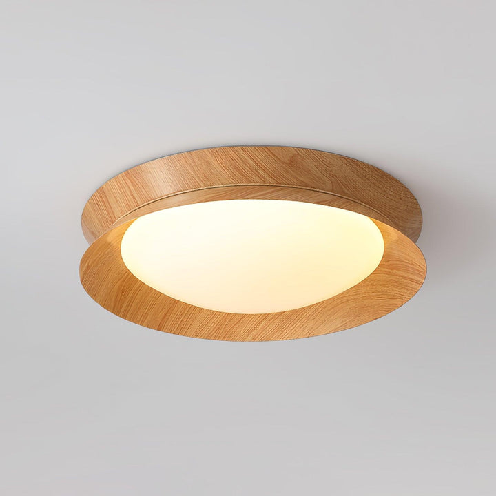 Wood Grain Round Ceiling Light - Vakkerlight