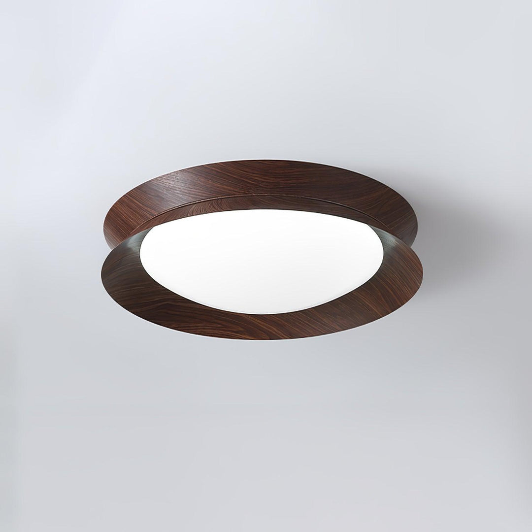 Wood Grain Round Ceiling Light - Vakkerlight