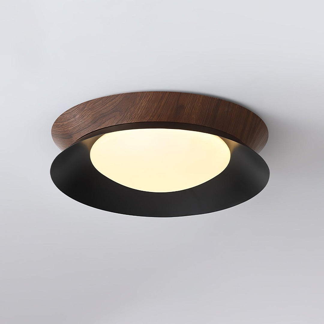 Wood Grain Round Ceiling Light - Vakkerlight