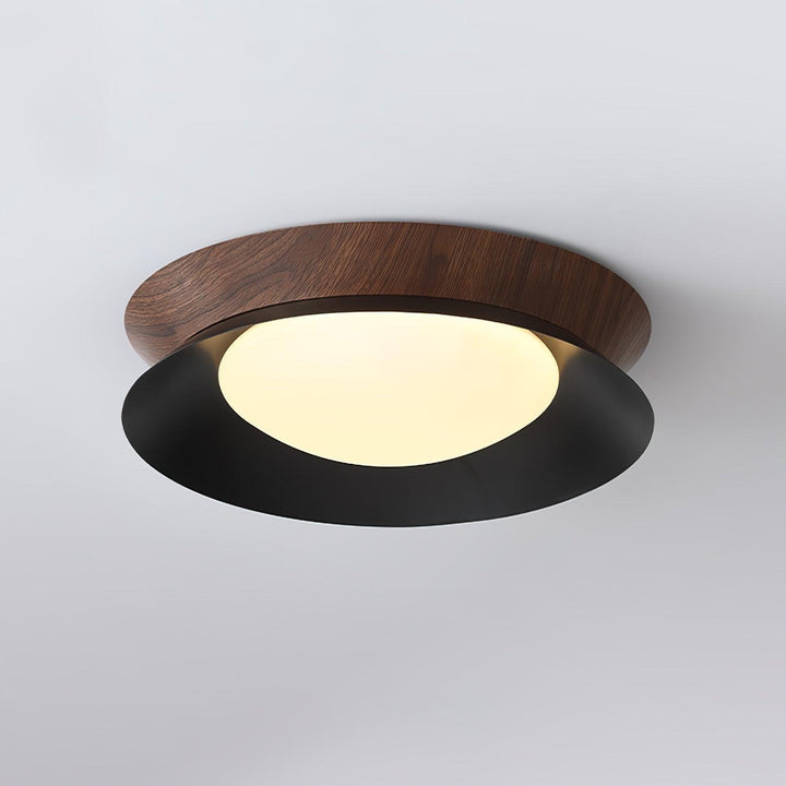 Wood Grain Round Ceiling Light - Vakkerlight