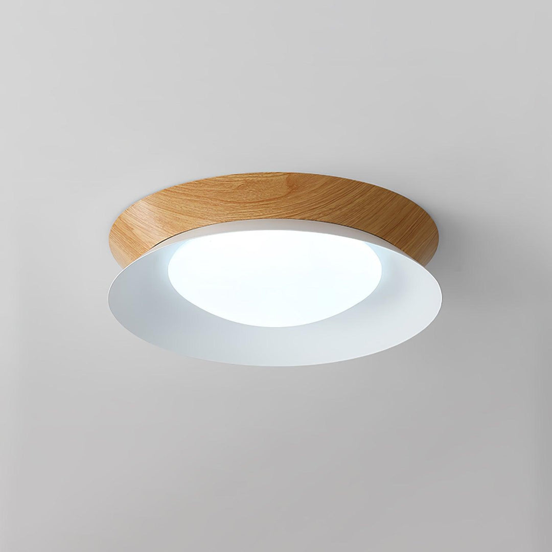 Wood Grain Round Ceiling Light - Vakkerlight