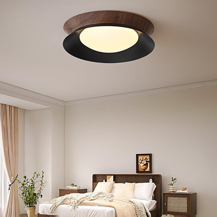 Wood Grain Round Ceiling Light - Vakkerlight