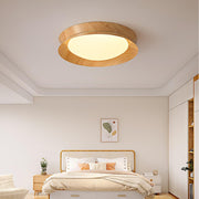 Wood Grain Round Ceiling Light - Vakkerlight