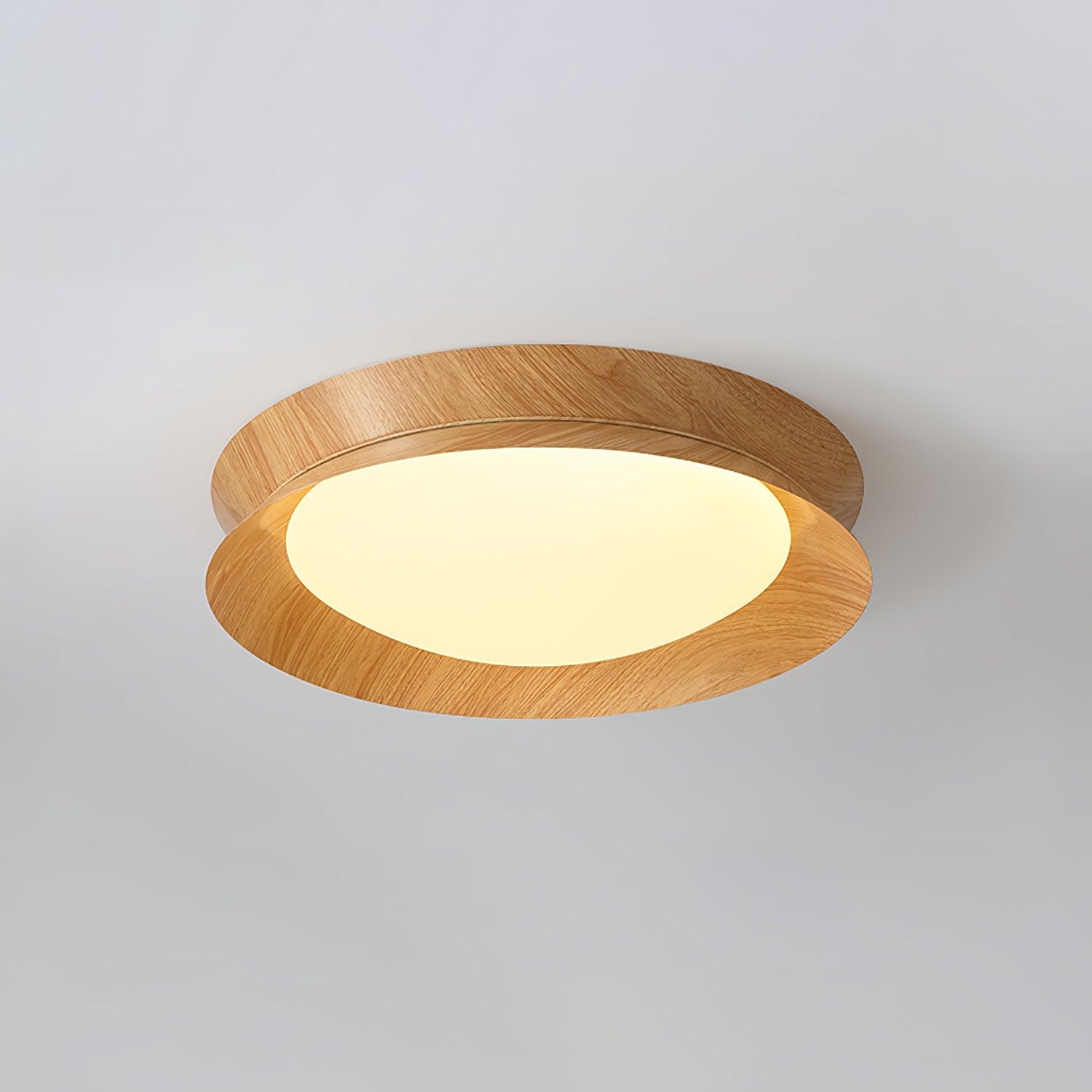 Wood Grain Round Ceiling Light – Vakkerlight