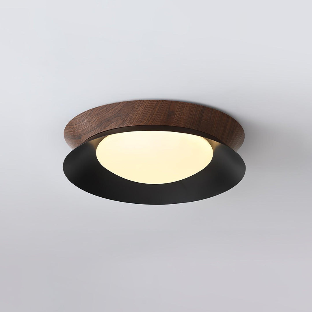 Wood Grain Round Ceiling Light - Vakkerlight