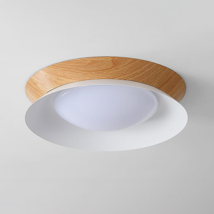 Wood Grain Round Ceiling Light - Vakkerlight